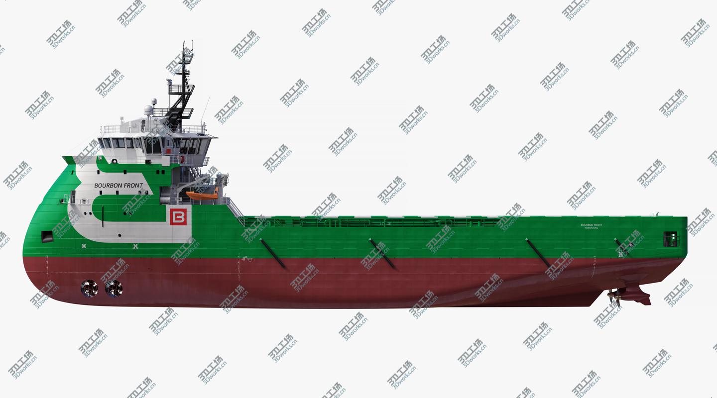 images/goods_img/202105074/Ulstein PX105 Bourbon Front Platform Supply Vessel 3D model/4.jpg